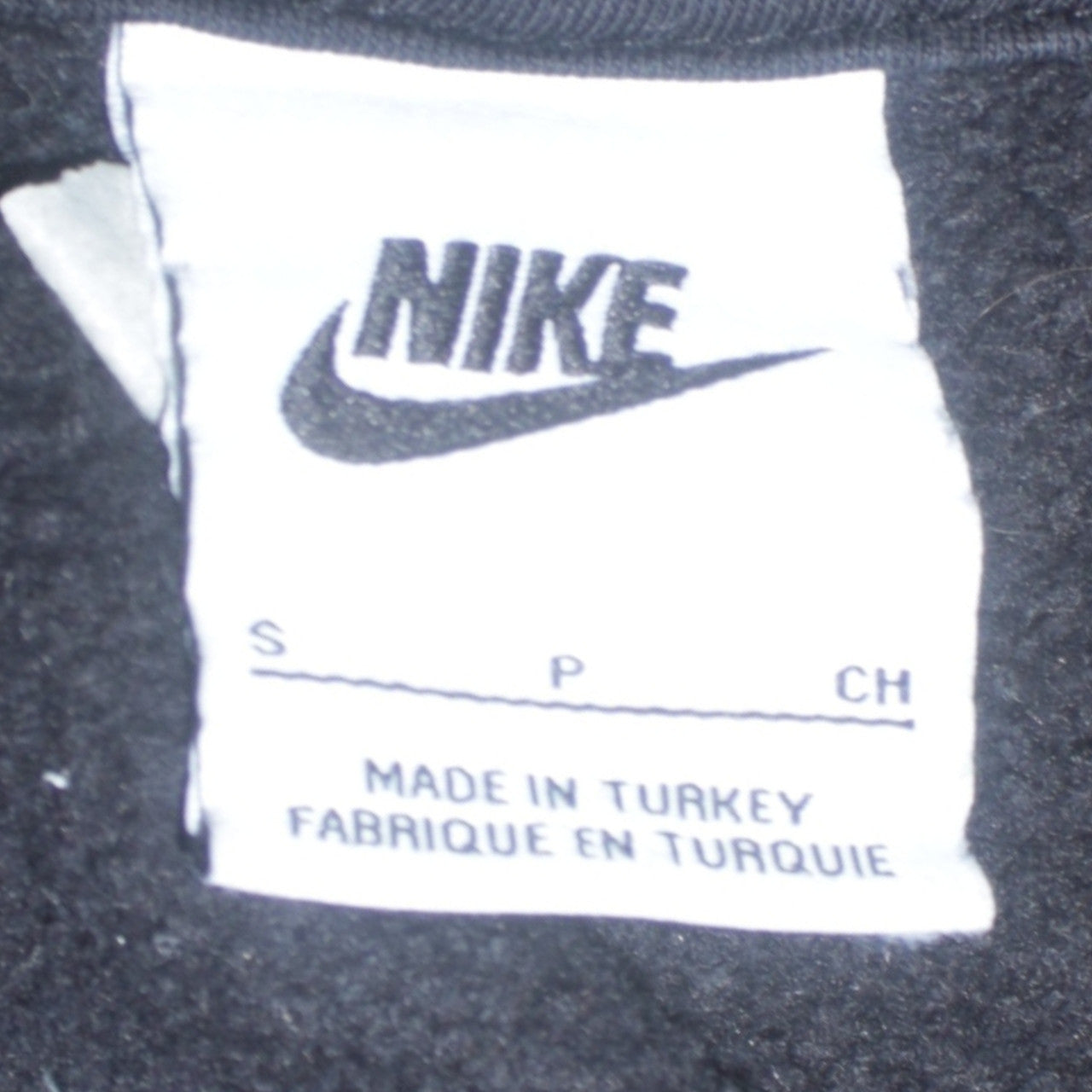 Nike Men's Black S Pullover Hoodie Graphic Fleece Sweatshirt