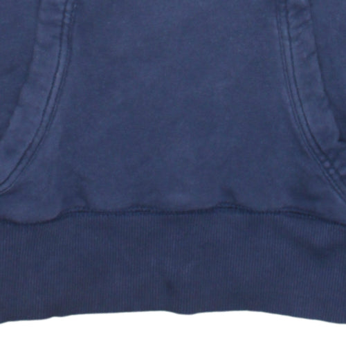 Tommy Hilfiger Men's Blue Pullover Hoodie Small Graphic Print