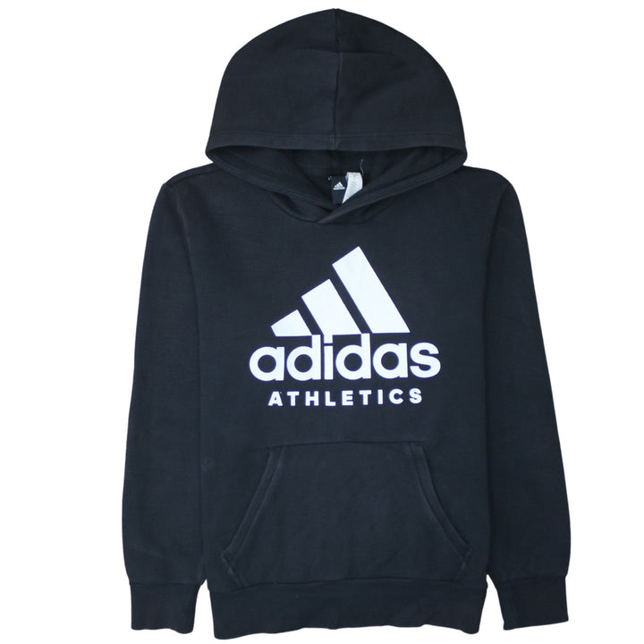 adidas Men's Black Pullover Hoodie Small Logo Athletic Sweatshirt