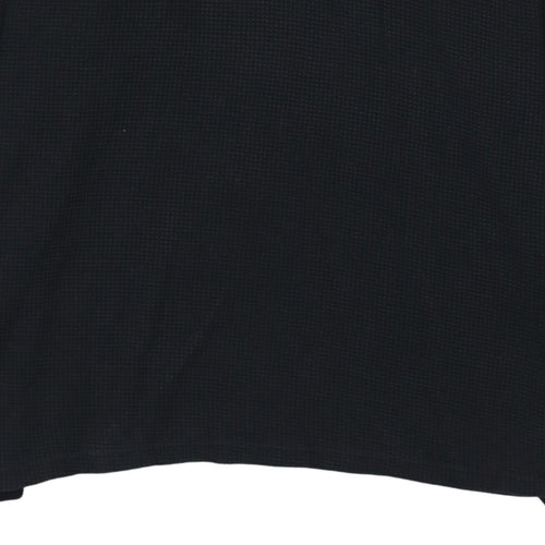 Tommy Jeans Men’s Black Pullover Hoodie Medium Cotton Knit