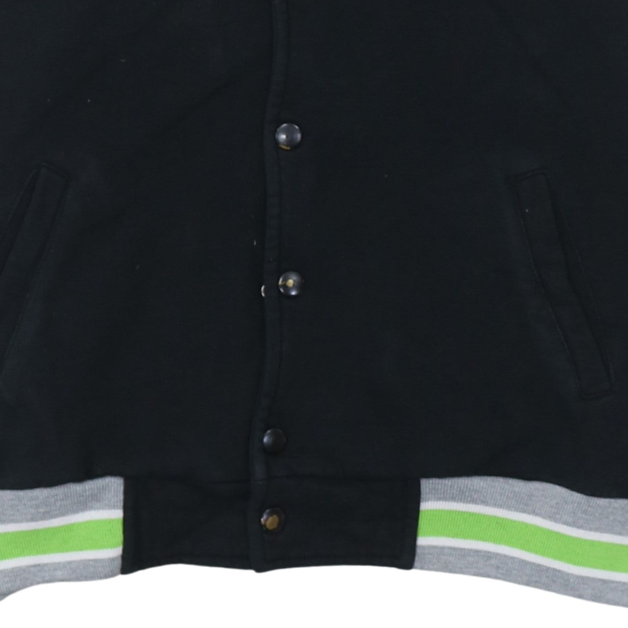 Disneyland Paris Men’s Black Hoodie S Mickey Mouse Embroidered Varsity Style