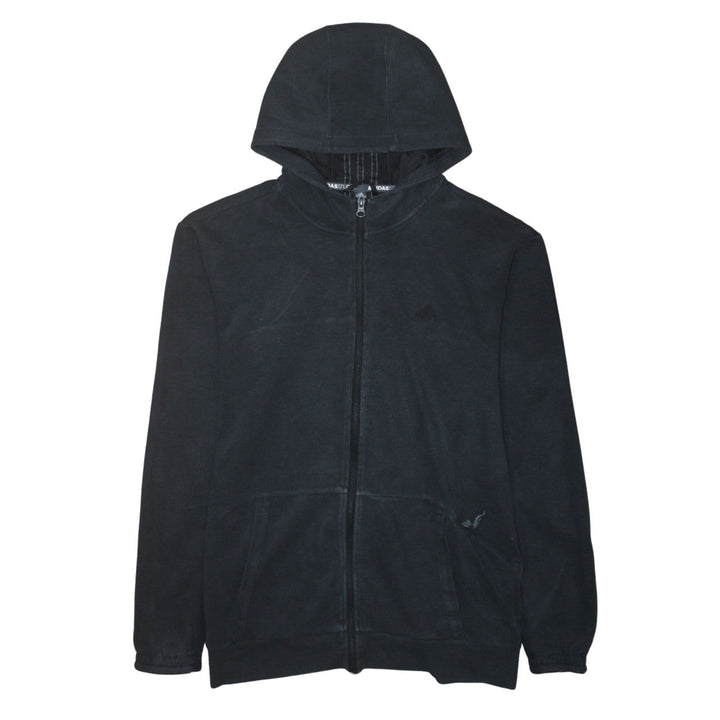 Adidas Men's Black Full Zip Hoodie Size M Regular Fit Sportswear