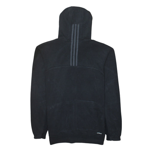 Adidas Men's Black Full Zip Hoodie Size M Regular Fit Sportswear