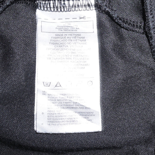 Adidas Men's Black Full Zip Hoodie Size M Regular Fit Sportswear