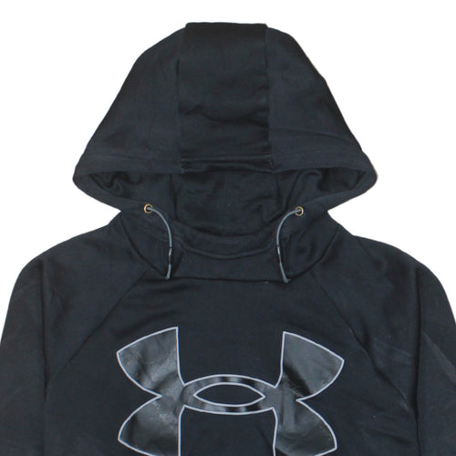 Under Armour Men's Black Pullover Hoodie Size L Sports Style