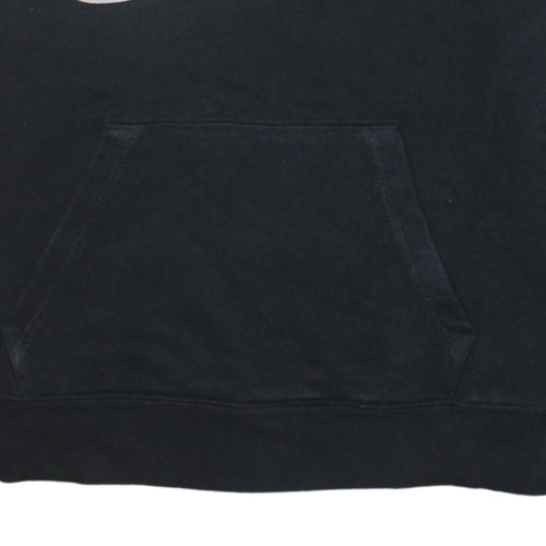 Nike Men's Black Crew Neck Pullover Sweatshirt M Graphic Logo