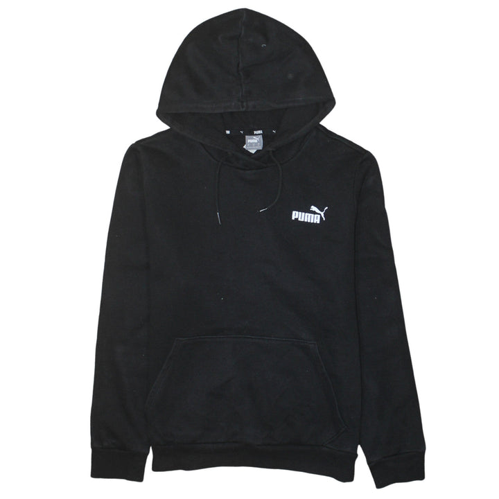 Puma Womens Black Pullover Hoodie Medium Sportswear Casual