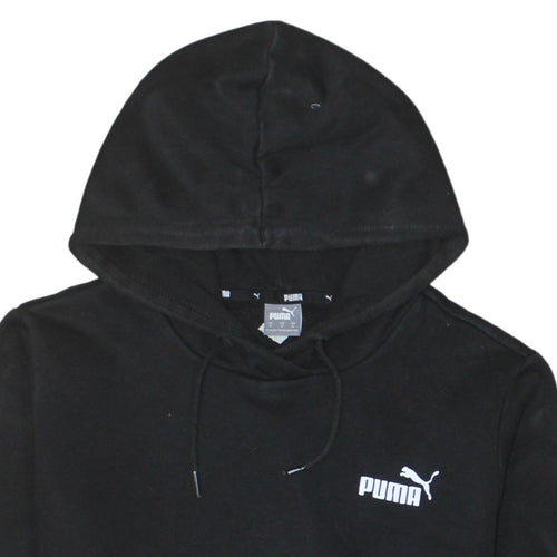 Puma Womens Black Pullover Hoodie Medium Sportswear Casual