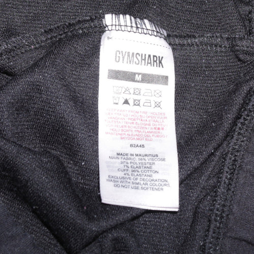 Gymshark Women's Black 1/2 Zip Pullover Sweatshirt M Viscose Blend
