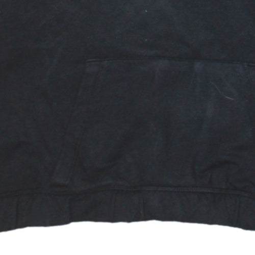 Gymshark Women's Black 1/2 Zip Pullover Sweatshirt M Viscose Blend