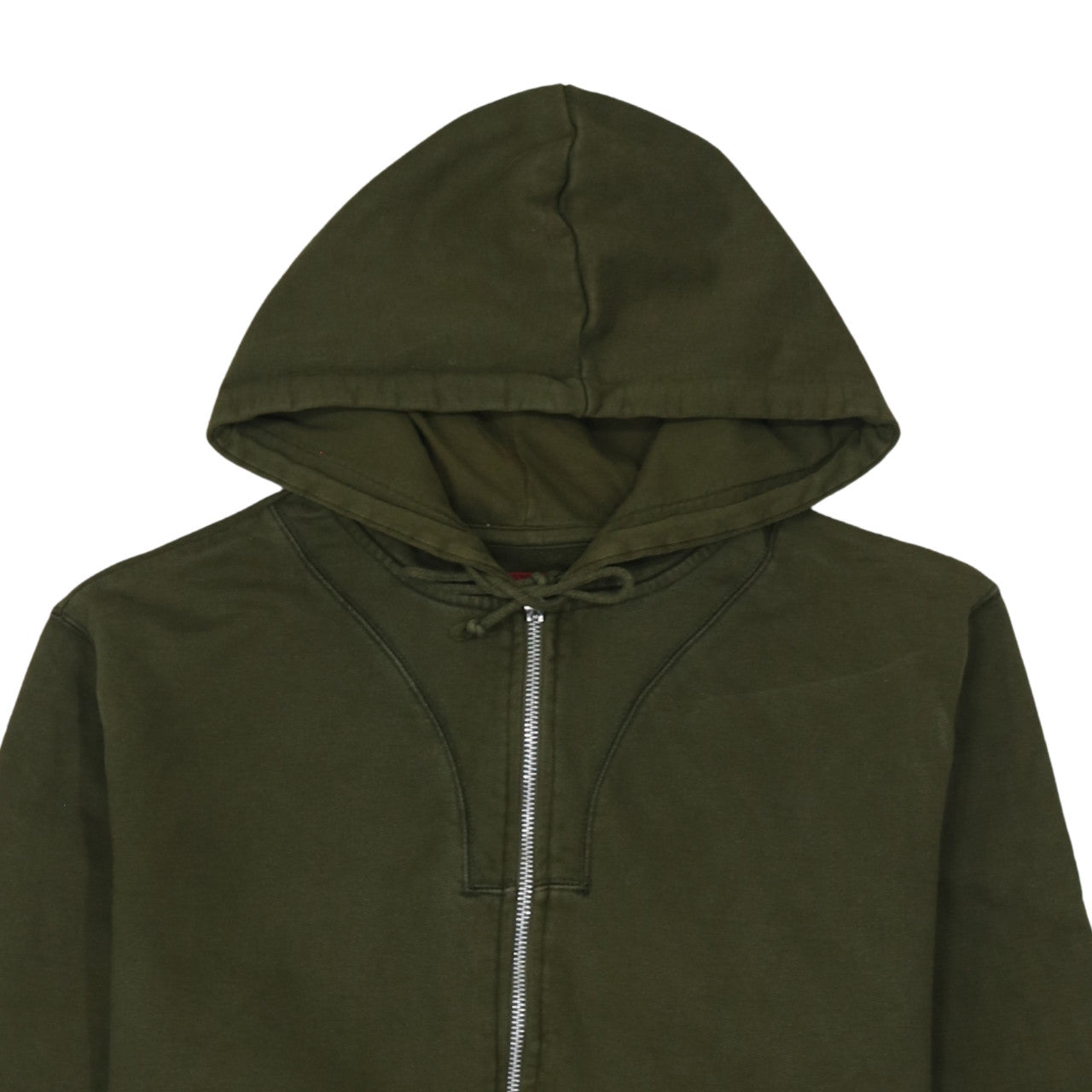 Levi’s Men Green Full Zip Hoodie Size L Cotton Fleece