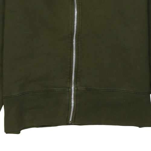 Levi’s Men Green Full Zip Hoodie Size L Cotton Fleece