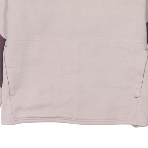 Puma Womens Pale Pink Pullover Hoodie XS Lightweight Athletic