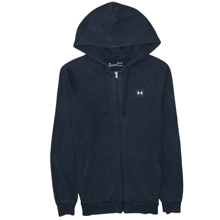 Under Armour Men's Black Small Full Zip Hoodie ColdGear Fleece