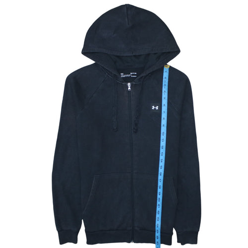 Under Armour Men's Black Small Full Zip Hoodie ColdGear Fleece