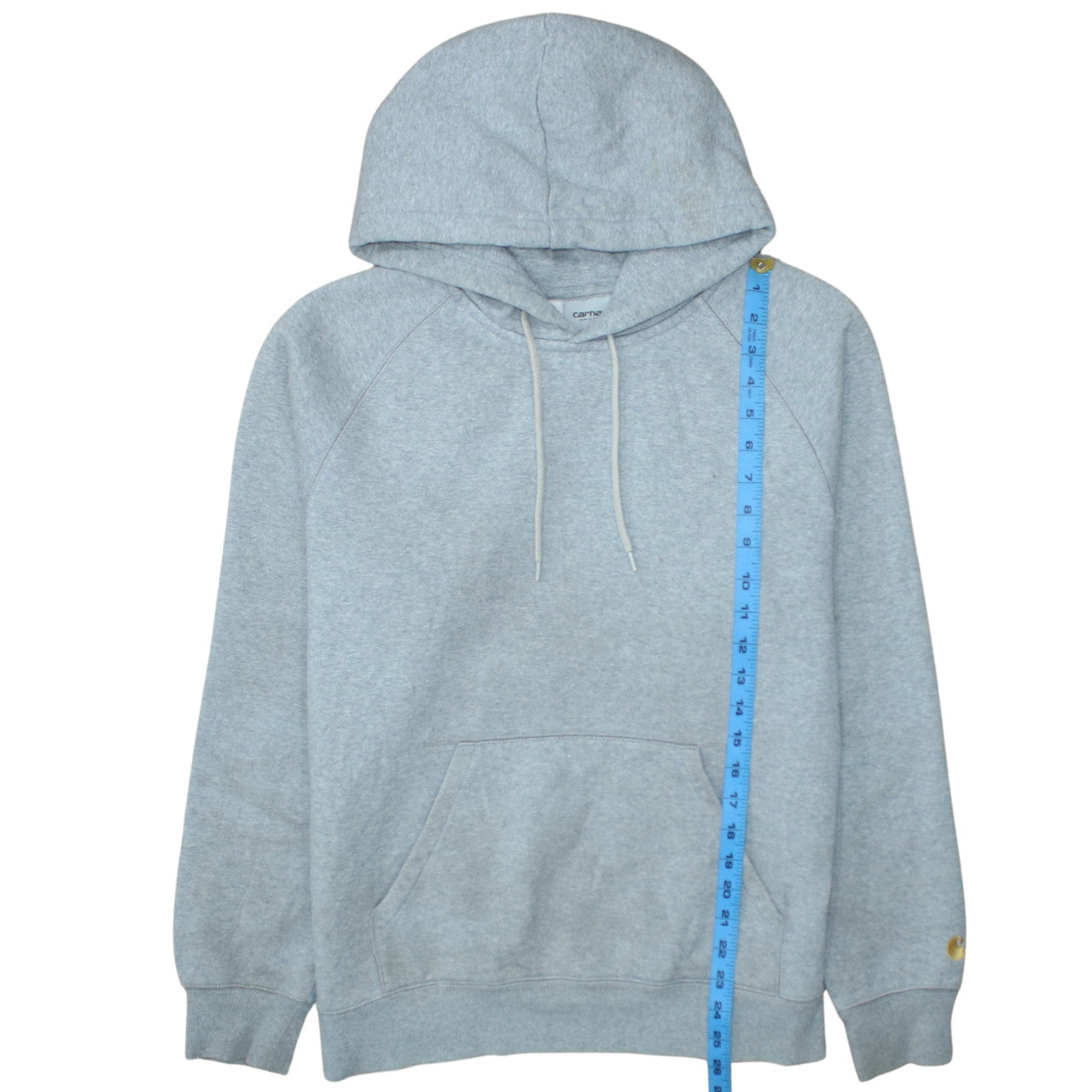 Carhartt WIP Grey Men’s Pullover Hoodie M Regular Fit Fleece