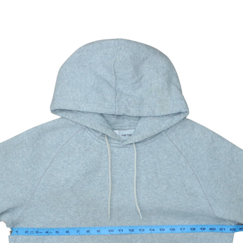 Carhartt WIP Grey Men’s Pullover Hoodie M Regular Fit Fleece
