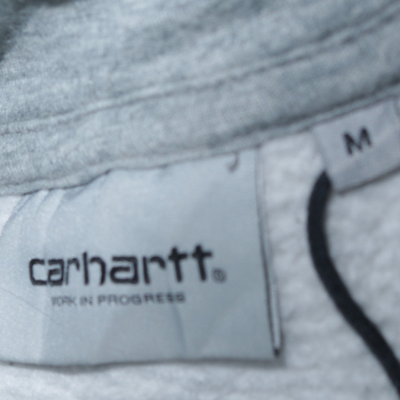 Carhartt WIP Grey Men’s Pullover Hoodie M Regular Fit Fleece