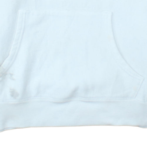Champion Men's White Medium Reverse Weave Pullover Hoodie