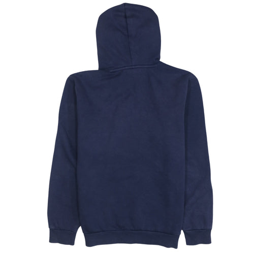 Puma Men Blue Pullover Hoodie Small Fleece Logo Hooded Sweatshirt