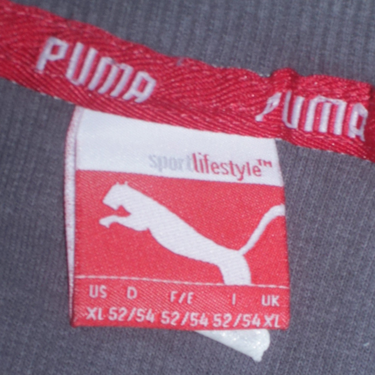 Puma Men's Grey XL Crew Neck Pullover Sweatshirt