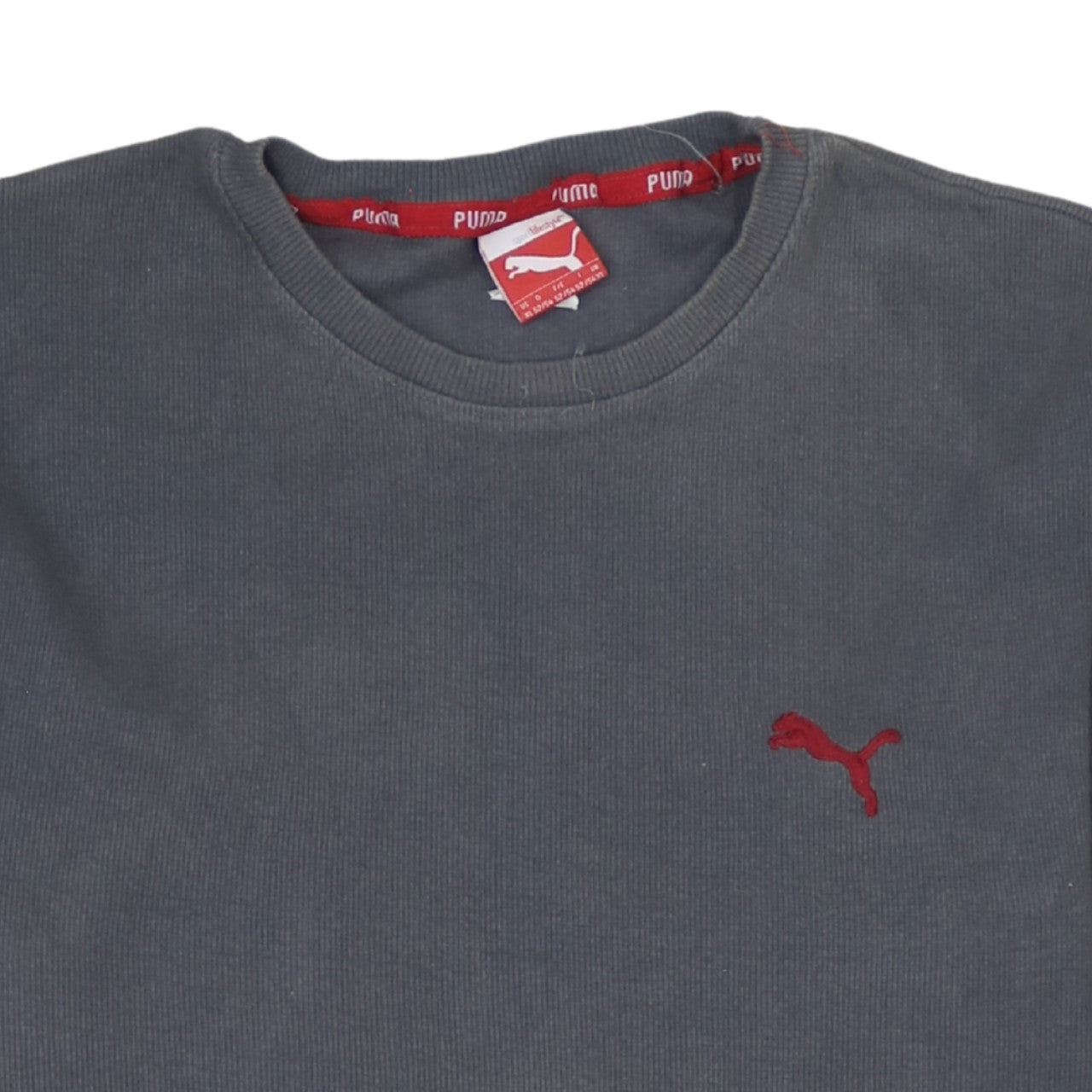 Puma Men's Grey XL Crew Neck Pullover Sweatshirt
