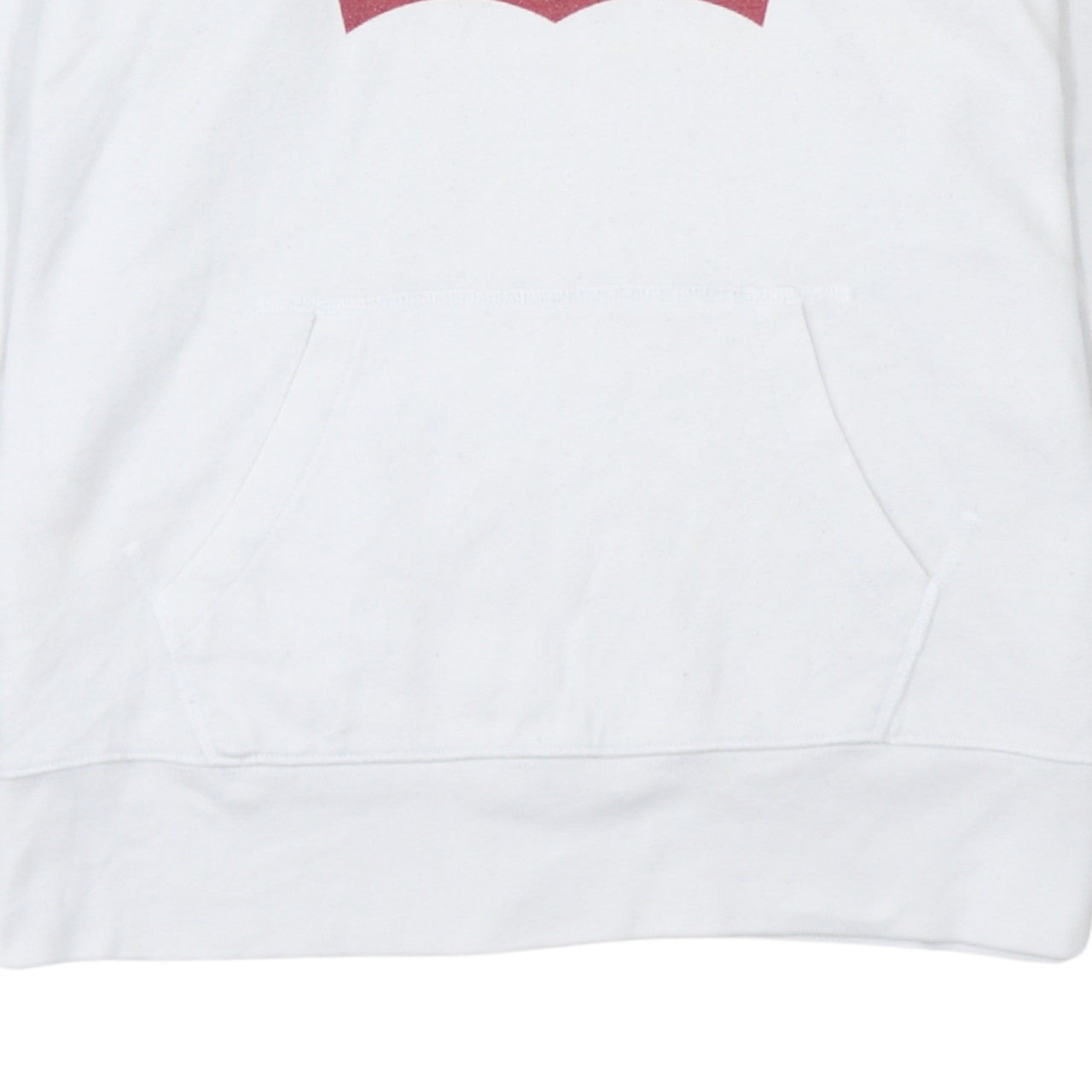 Levi's Men's White Pullover Hoodie S Logo Graphic Fleece Sweatshirt