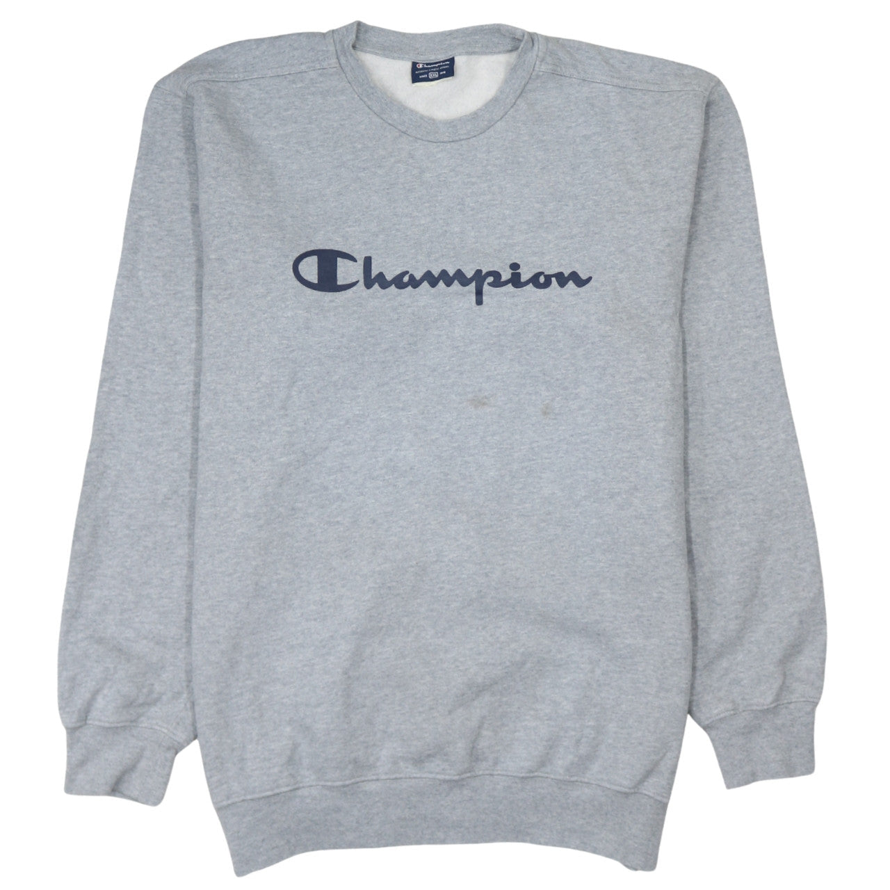 Champion Mens Grey 2XL Classic Crew Neck Pullover Sweatshirt