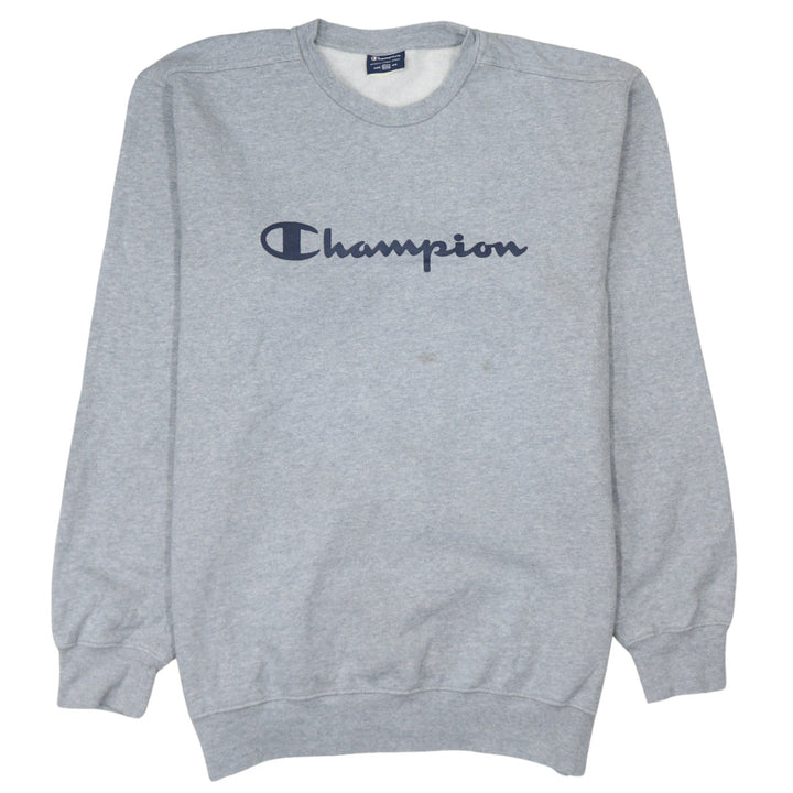Champion Mens Grey 2XL Classic Crew Neck Pullover Sweatshirt