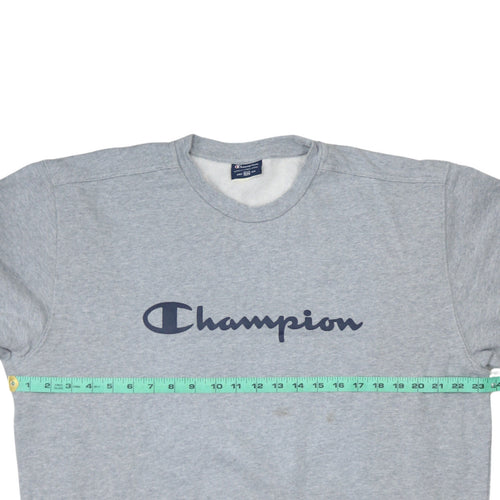 Champion Mens Grey 2XL Classic Crew Neck Pullover Sweatshirt