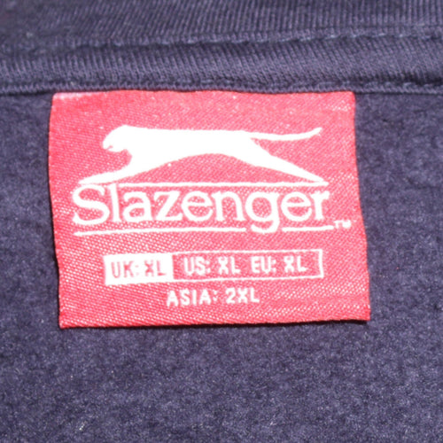 Slazenger Men's Blue Full Zip Hoodie XL Regular Fit