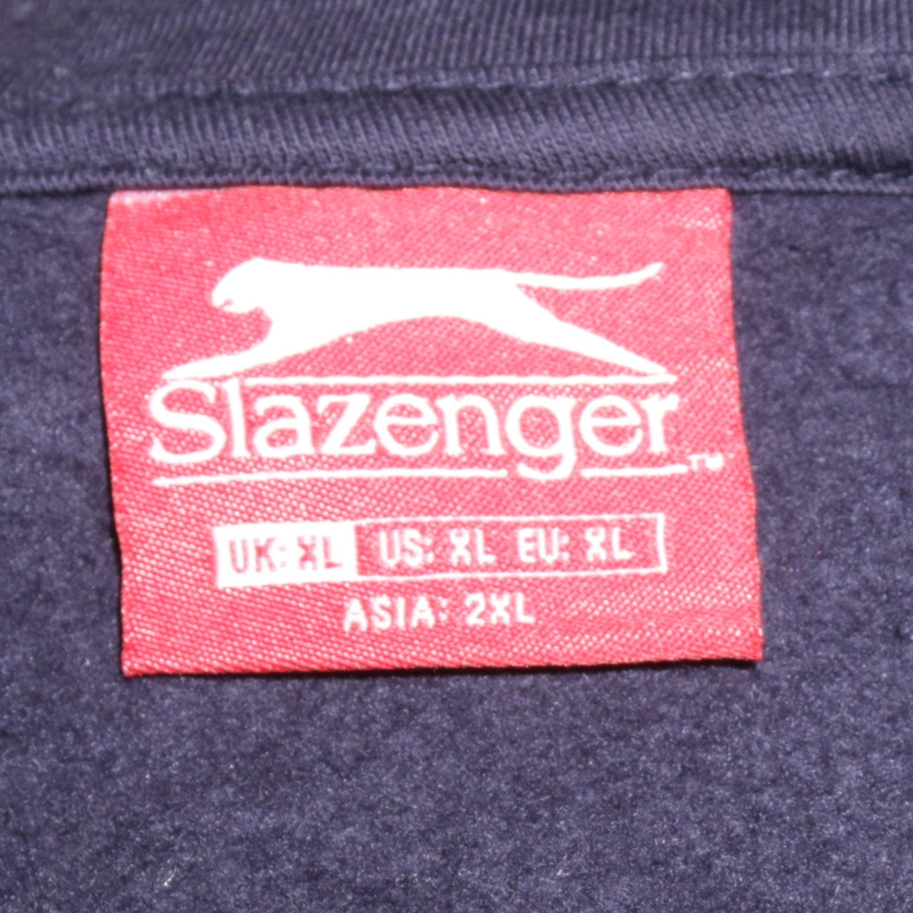 Slazenger Men's Blue Full Zip Hoodie XL Regular Fit