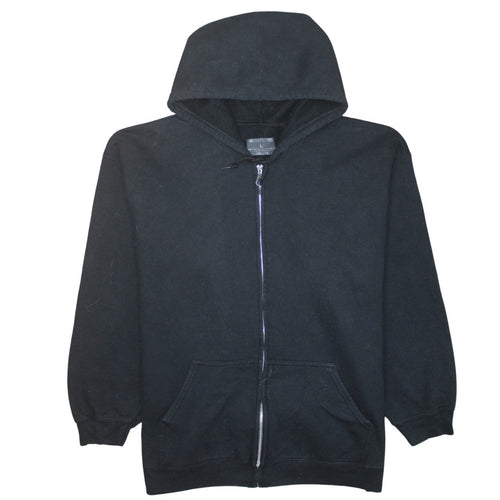 Pretty Little Thing Womens Black Full Zip Hoodie Size L