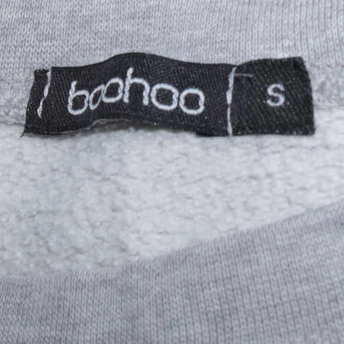 Boohoo Women Grey California West Coast Sweatshirt Size S