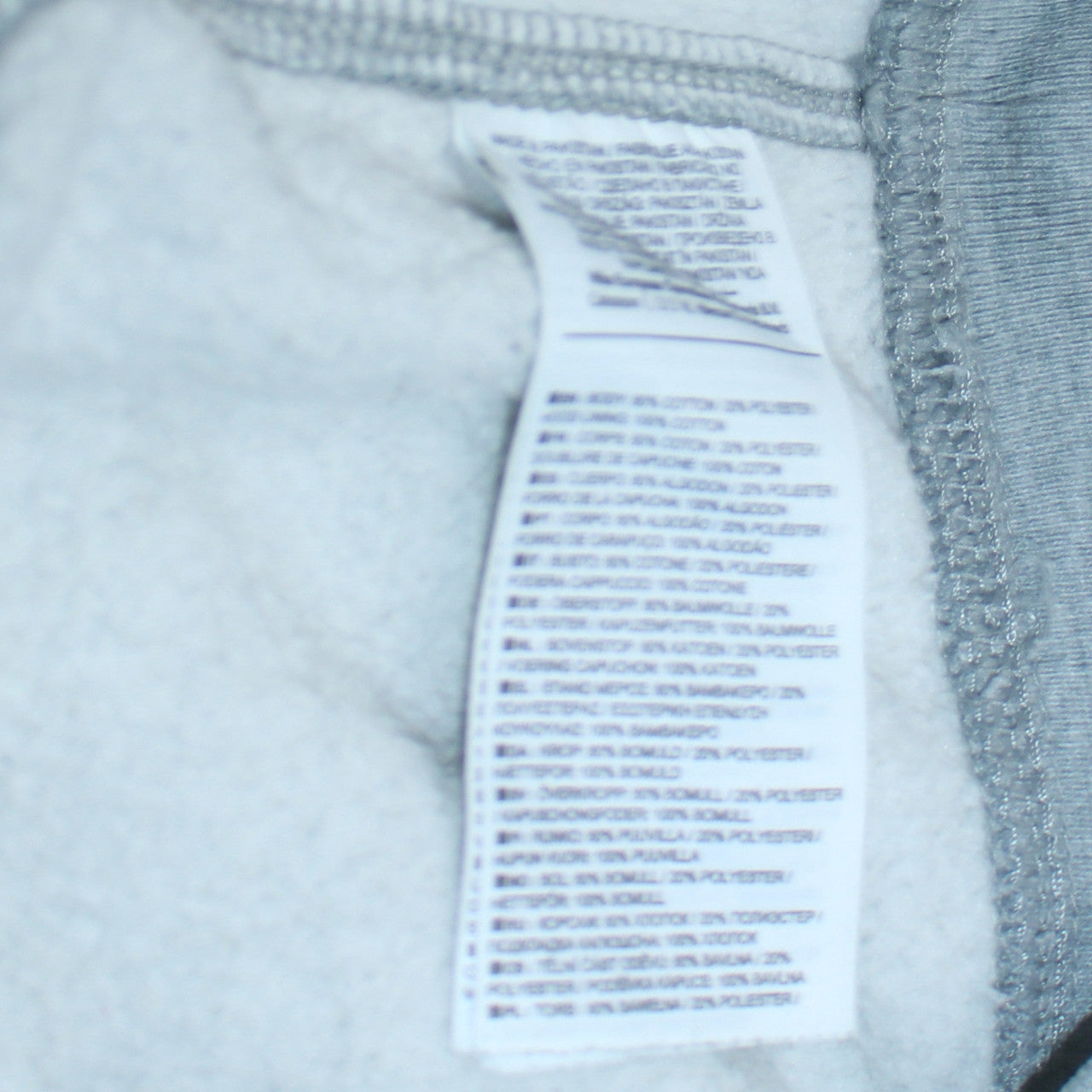 Nike Womens Grey Pullover Hoodie Size M Cotton Blend Sportswear