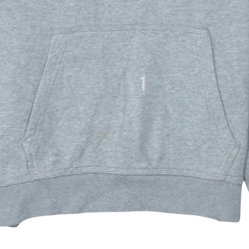 Nike Womens Grey Pullover Hoodie Size M Cotton Blend Sportswear