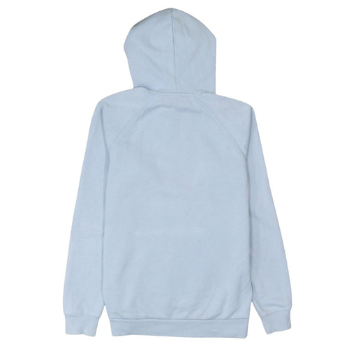 Adidas Men’s Blue Pullover Hoodie Small Logo Fleece Sweatshirt
