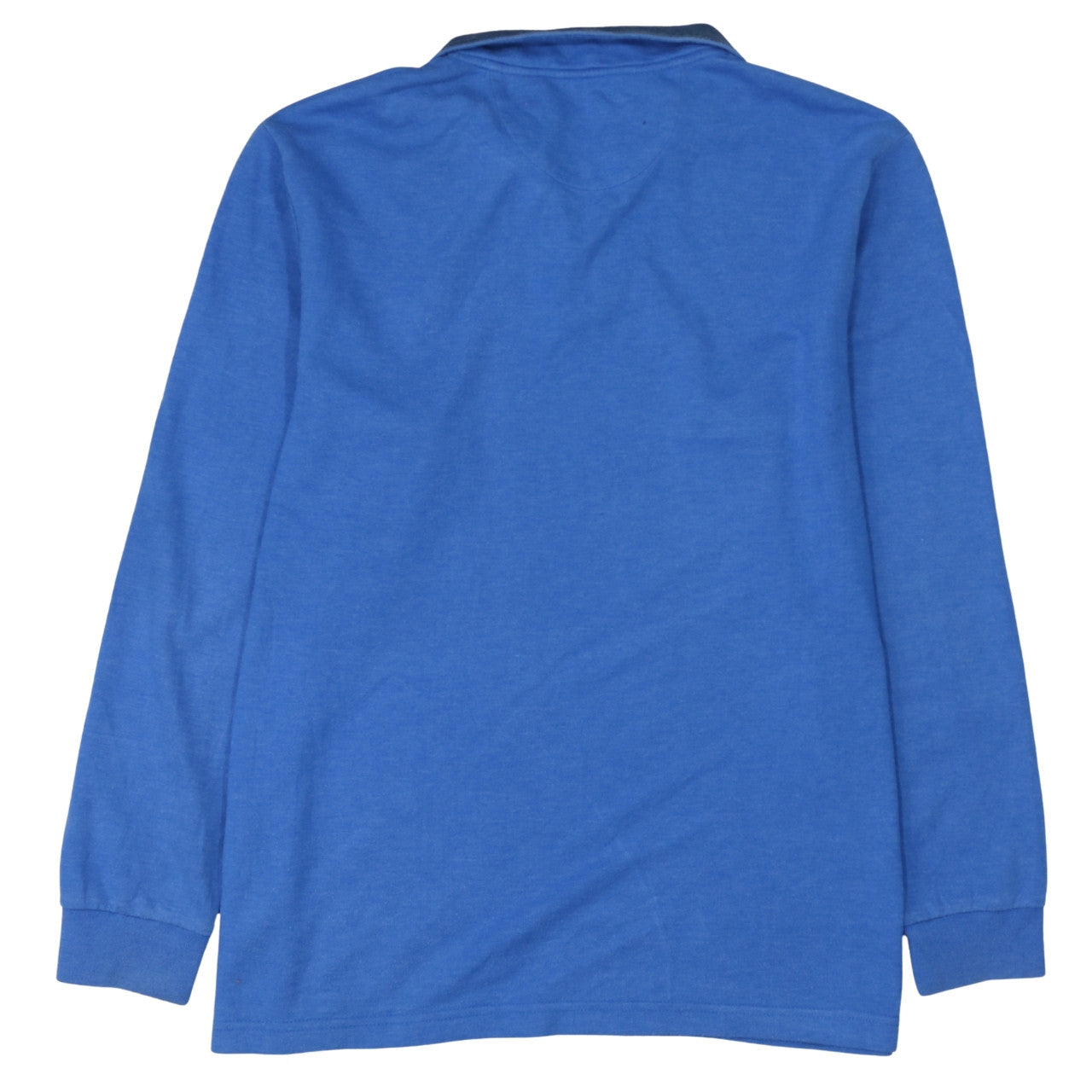 Chaps Men Blue 2XL Collared 1/4 Zip Cotton Blend Sweatshirt