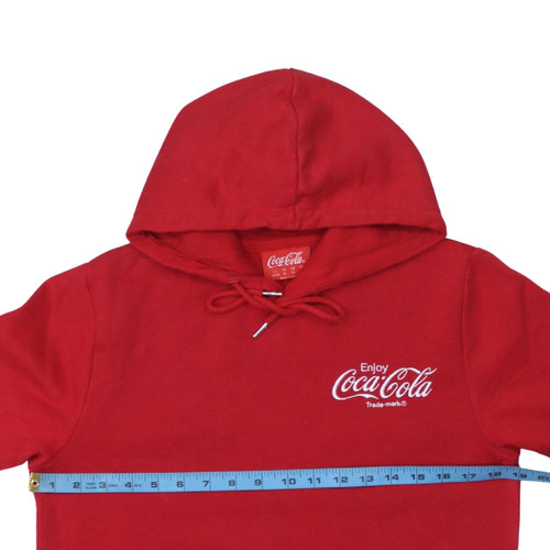 Primark Coca-Cola Men's Red Pullover Hoodie XS Logo Fleece