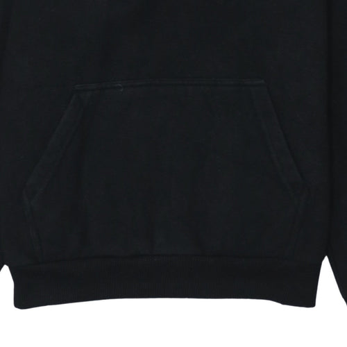Ellesse Womens Black Pullover Hoodie UK 12 Hooded Sweatshirt
