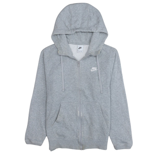 Nike Men's Grey Full Zip Hoodie XS Lightweight Fleece Sportswear