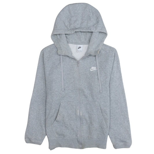 Nike Men's Grey Full Zip Hoodie XS Lightweight Fleece Sportswear