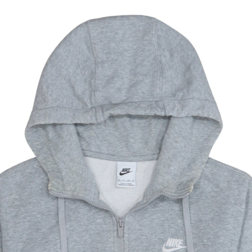 Nike Men's Grey Full Zip Hoodie XS Lightweight Fleece Sportswear