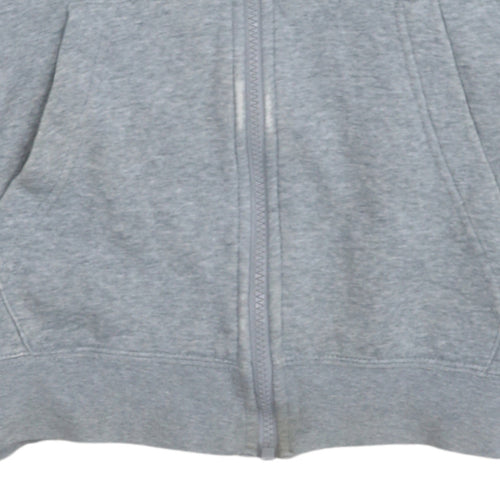 Nike Men's Grey Full Zip Hoodie XS Lightweight Fleece Sportswear