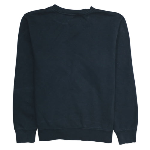 Nike Womens Black Small Pullover Sweatshirt Classic Crew Neck