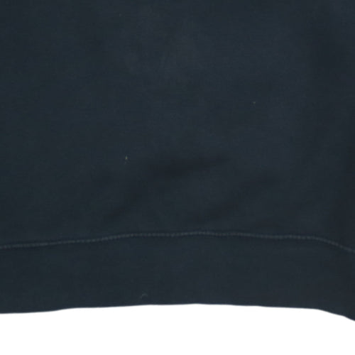 Nike Womens Black Small Pullover Sweatshirt Classic Crew Neck