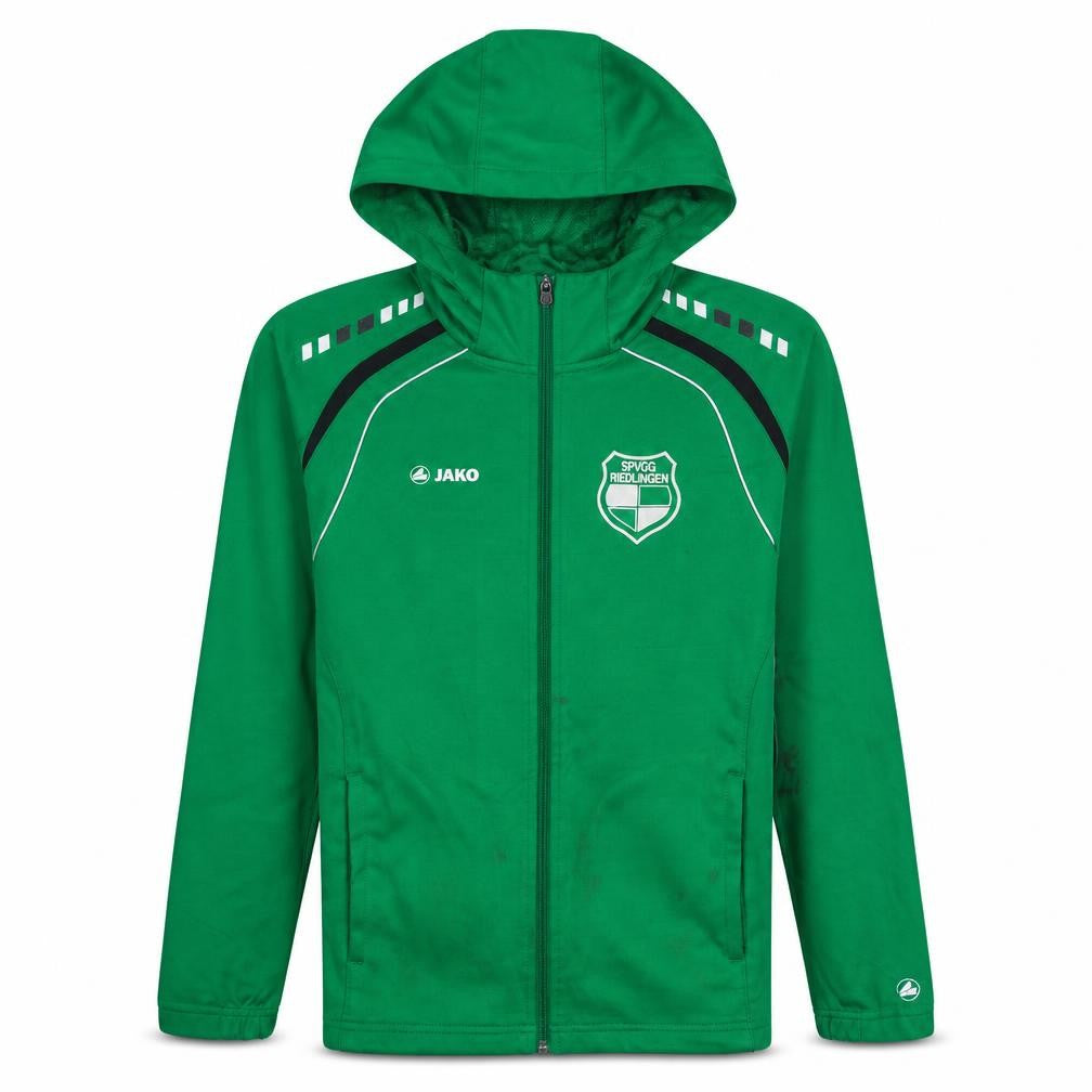 Jako Men's Green XS Full Zip Hooded Sports Hoodie