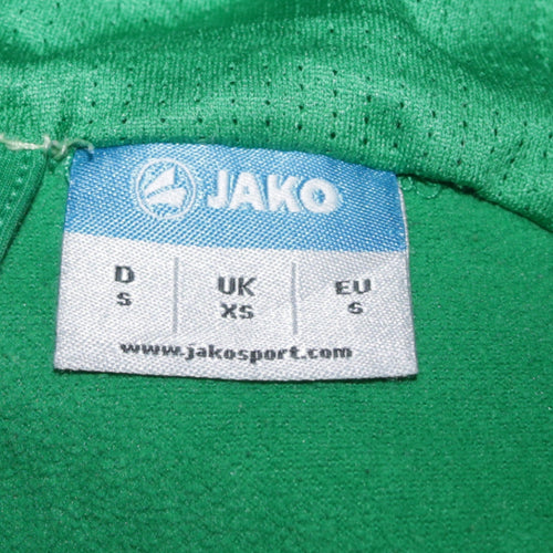 Jako Men's Green XS Full Zip Hooded Sports Hoodie