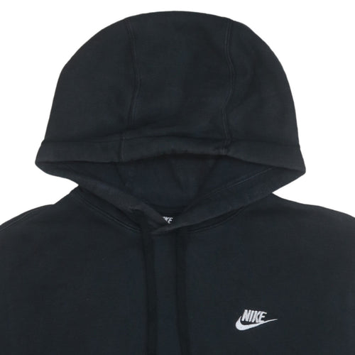 Nike Men's Black XL Pullover Hoodie Sweatshirt Fleece Logo