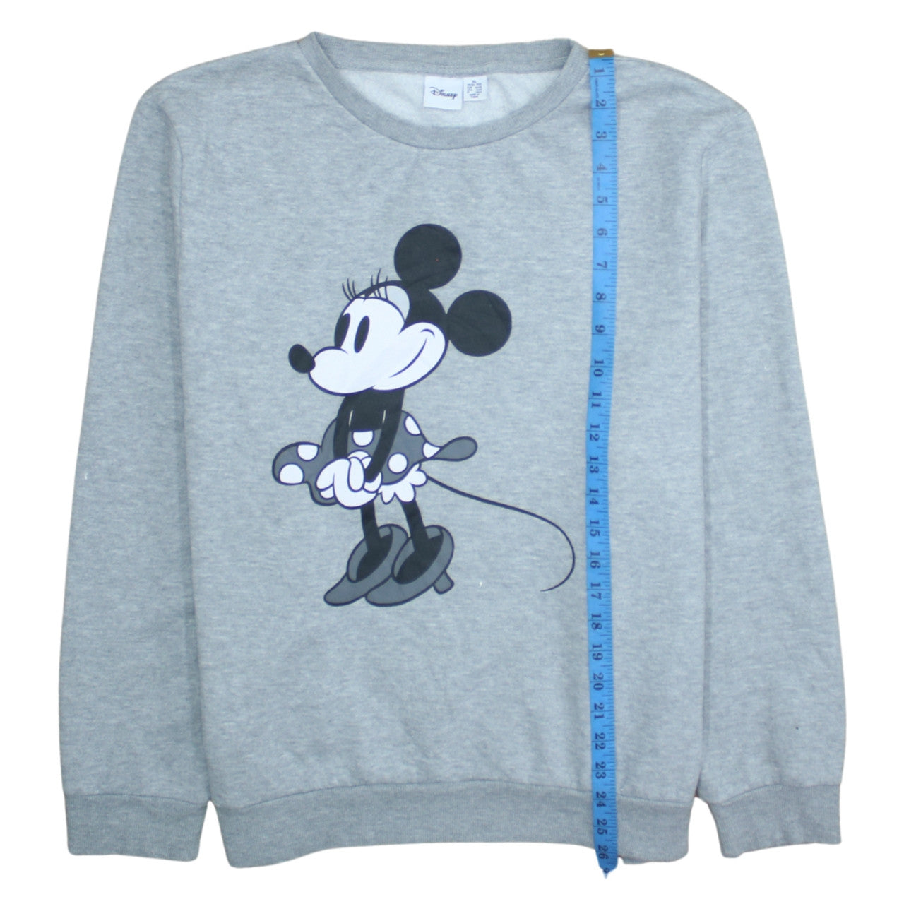 Disney Womens Grey Minnie Mouse Sweatshirt XL Pullover